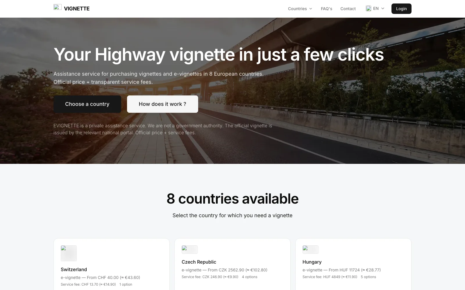 E-Vignettes — screenshot