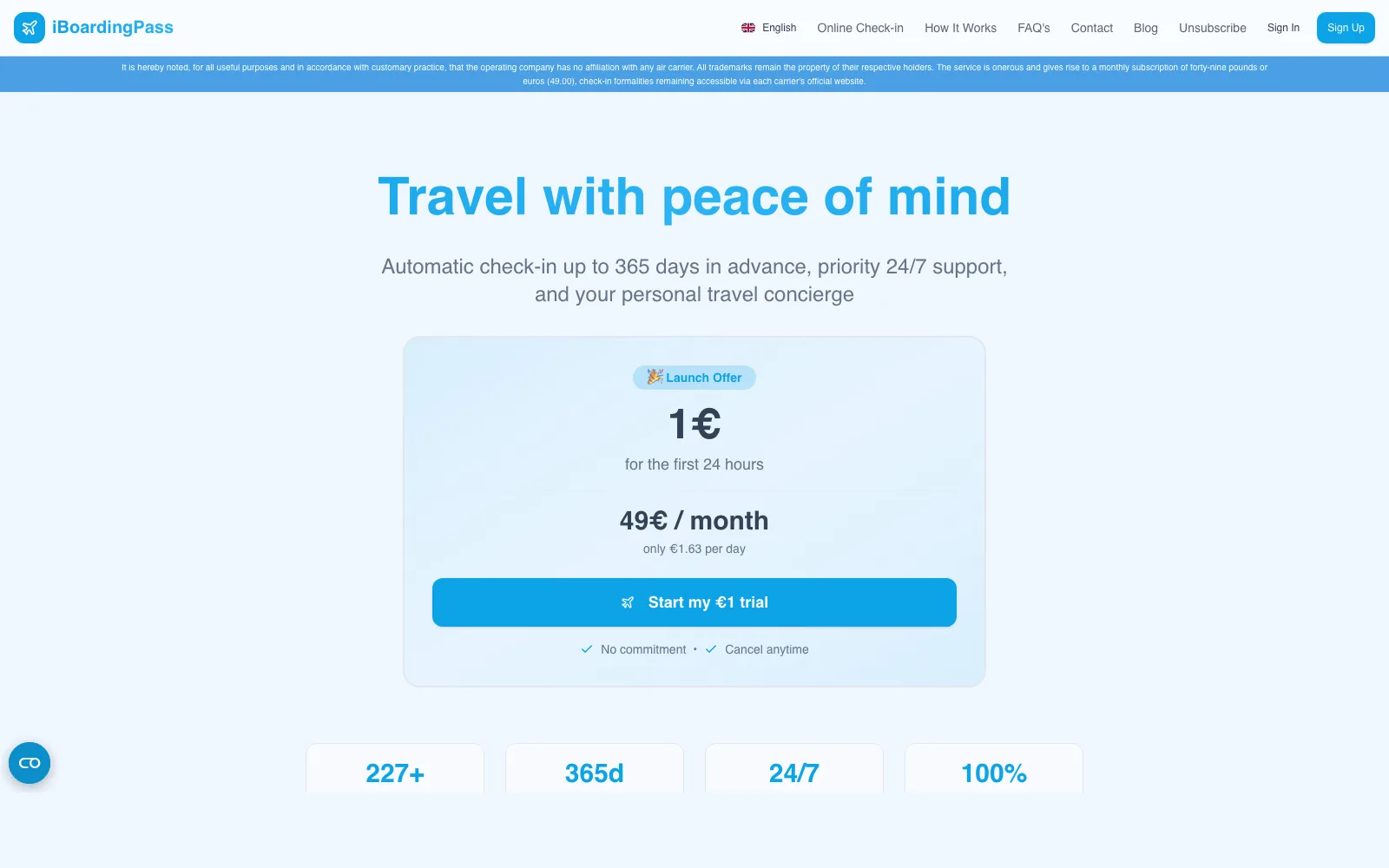 iBoardingPass — screenshot