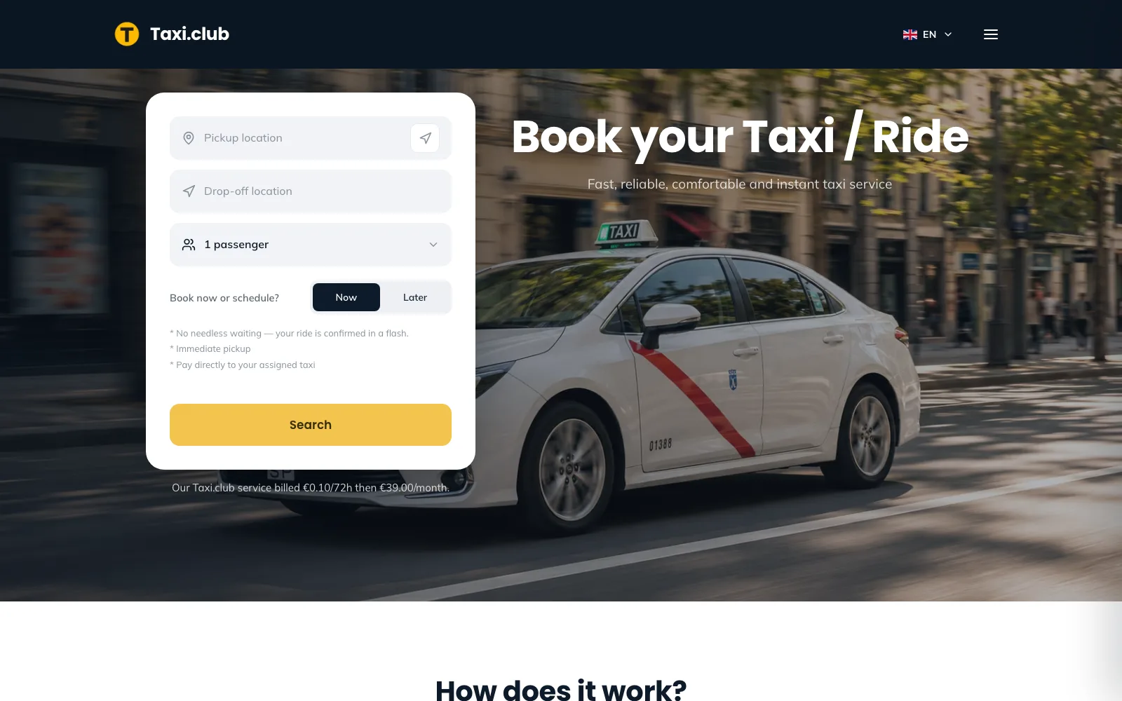 Taxi Club — screenshot